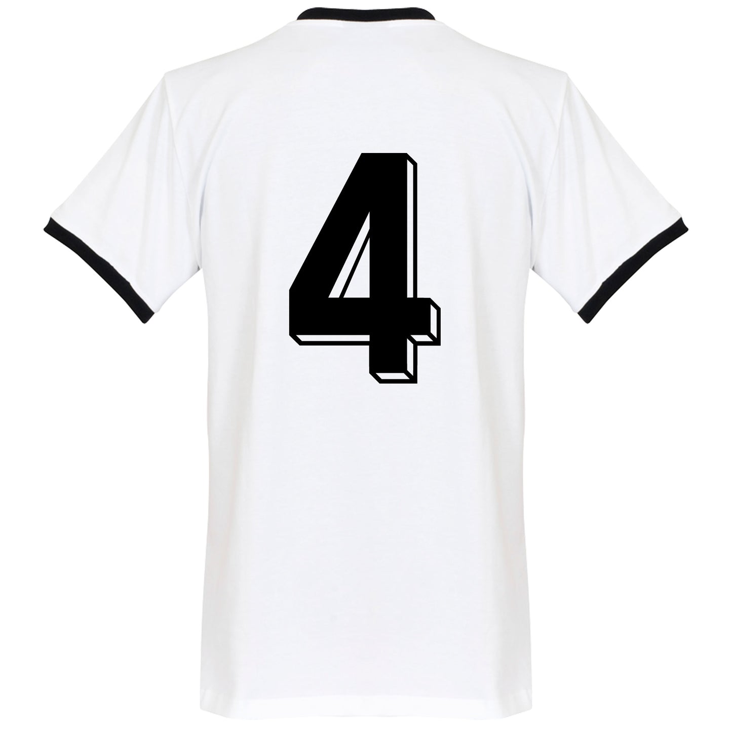 Copa West Germany No.4 Retro Shirt 1970's (Retro Flock Printing)