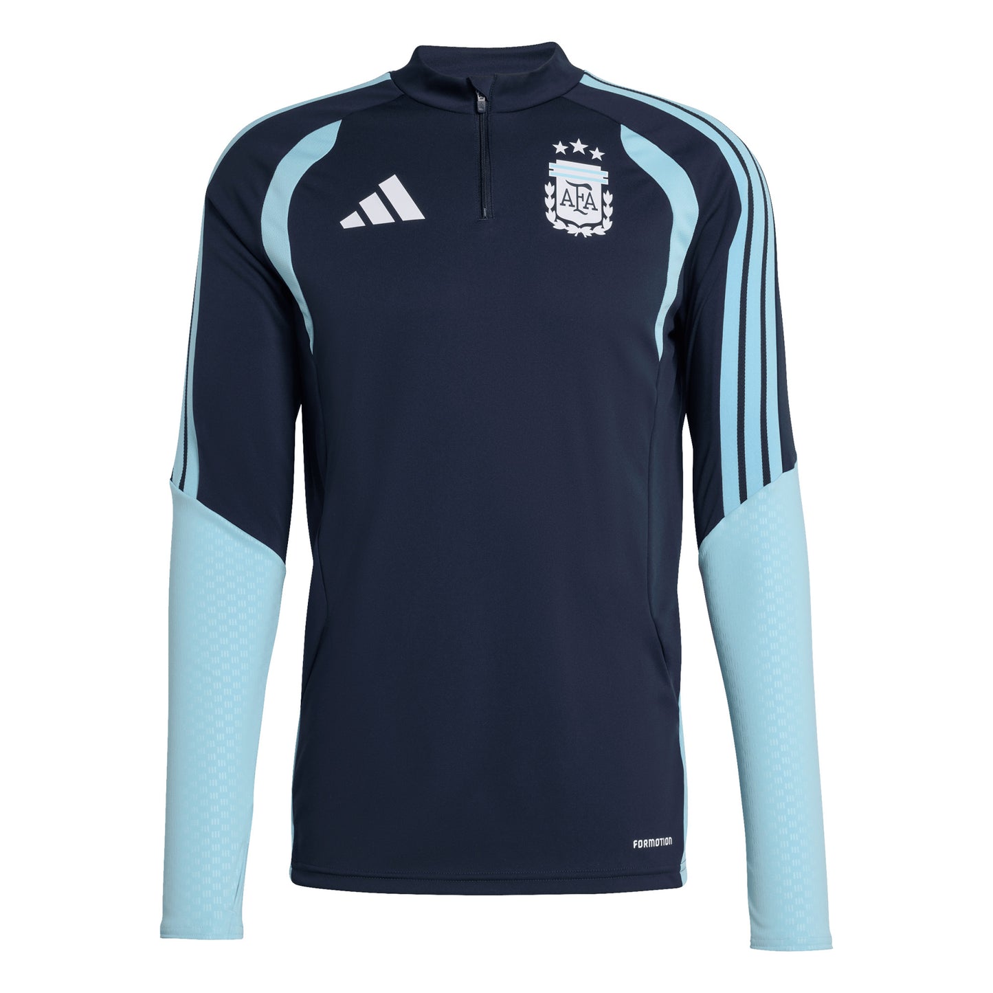 adidas Argentina Training 1/4 Zip L/S Training Top (Formotion) - Navy - 2026-2027