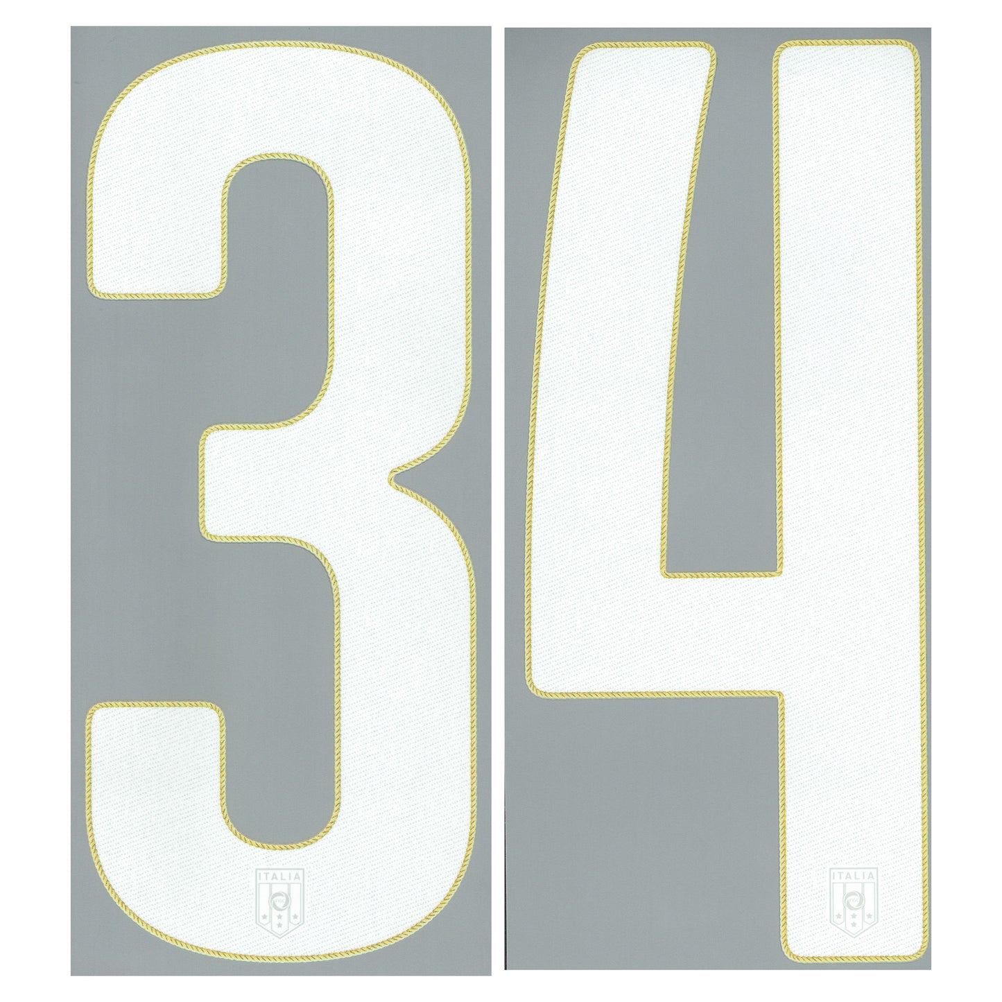 14-15 Italy Home Front & Back Official Number Set (105mm & 255mm)