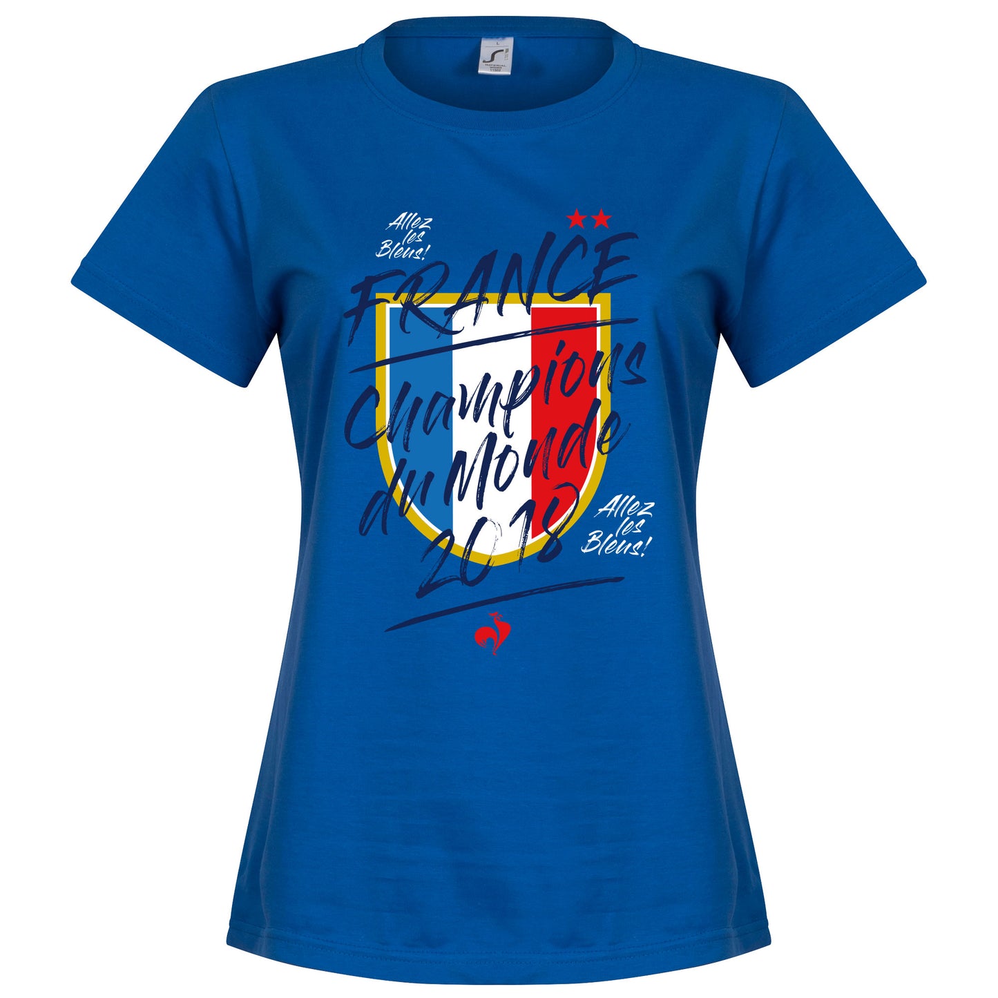 France Champions du Monde Womens T-Shirt - Royal