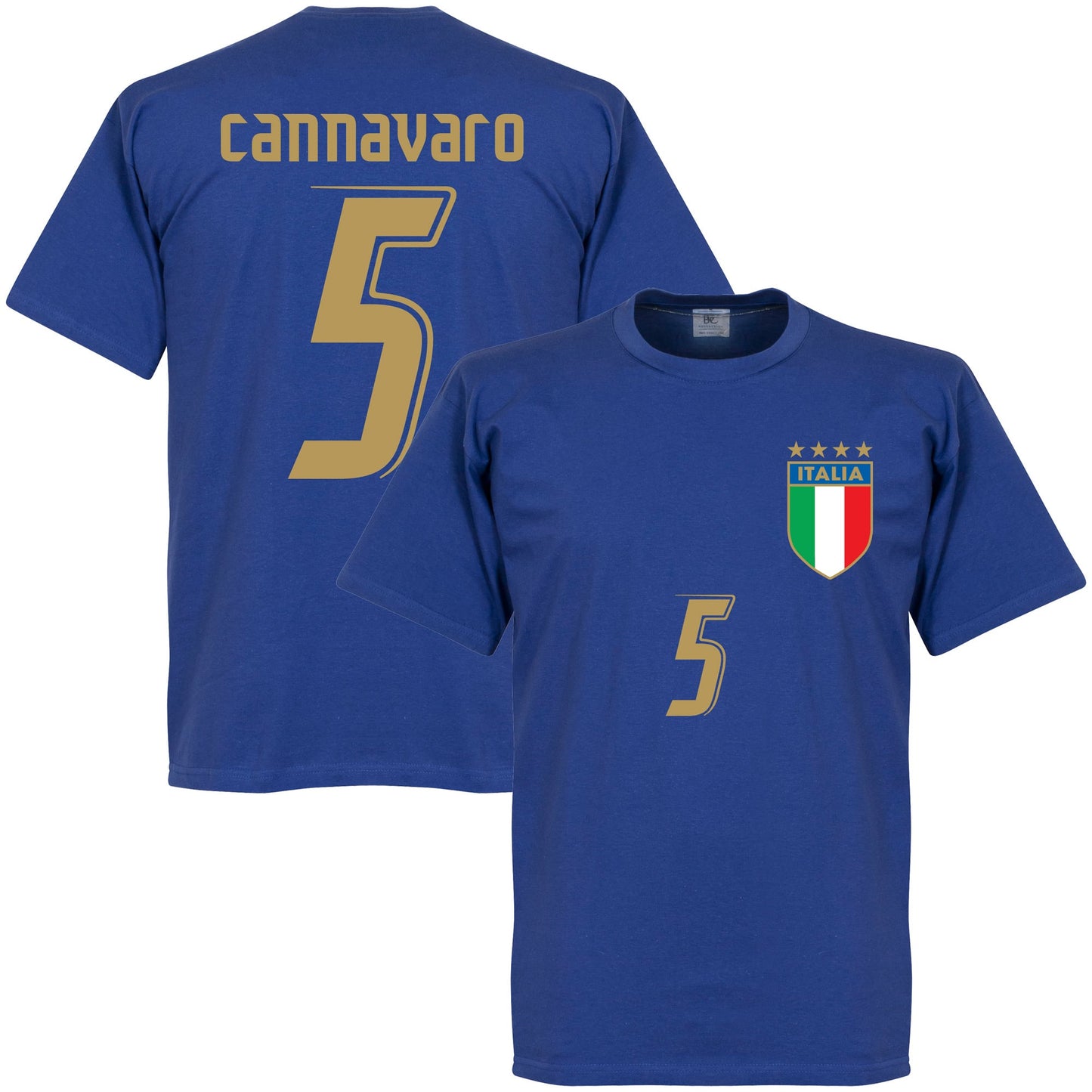 2006 Italy Cannavaro T-shirt - Royal