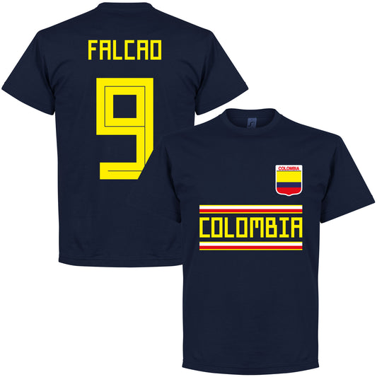 Colombia Falcao 9 Team T-Shirt - Navy