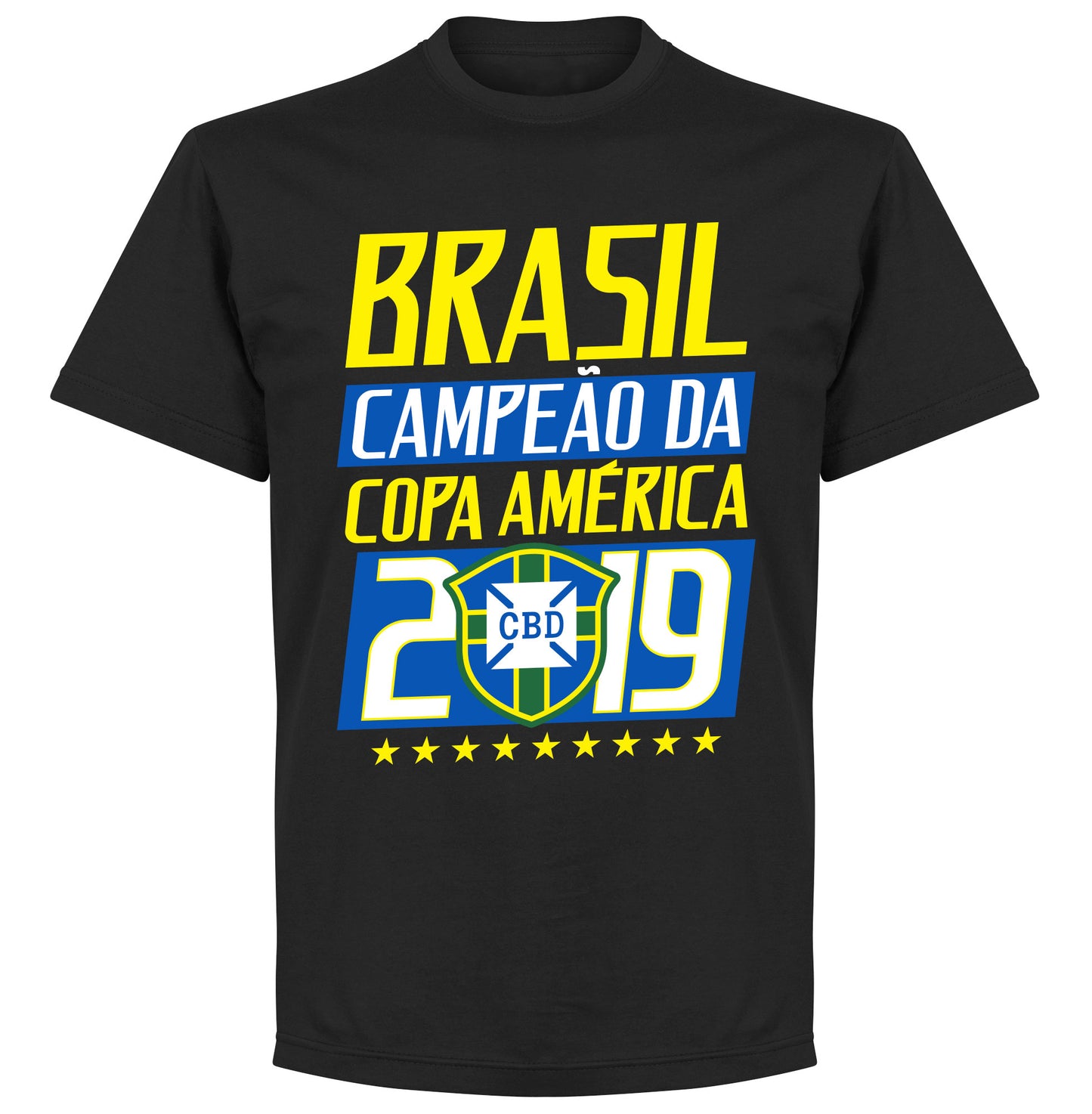 Brasil Campeao 2019 T-Shirt - Black