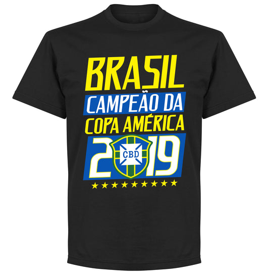 Brasil Campeao 2019 T-Shirt - Black