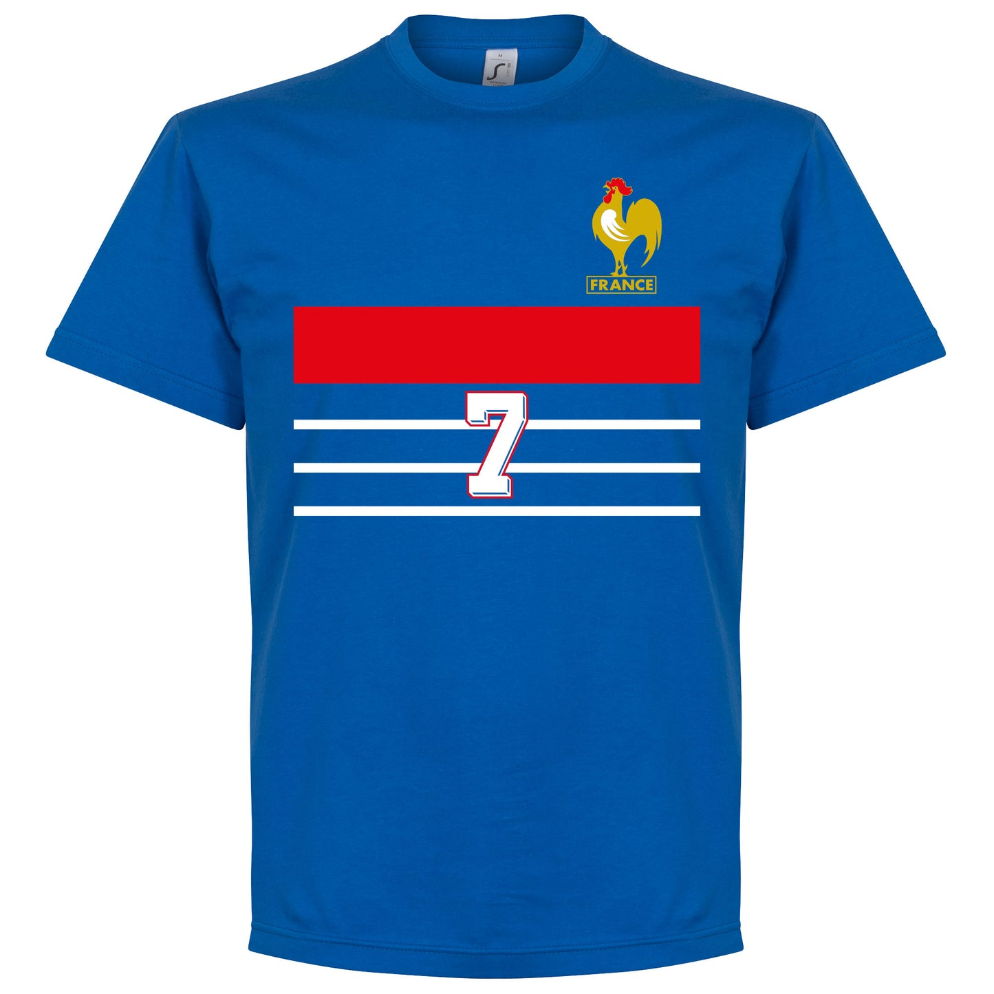 France 1998 Deschamps 7 Retro T-Shirt - Royal
