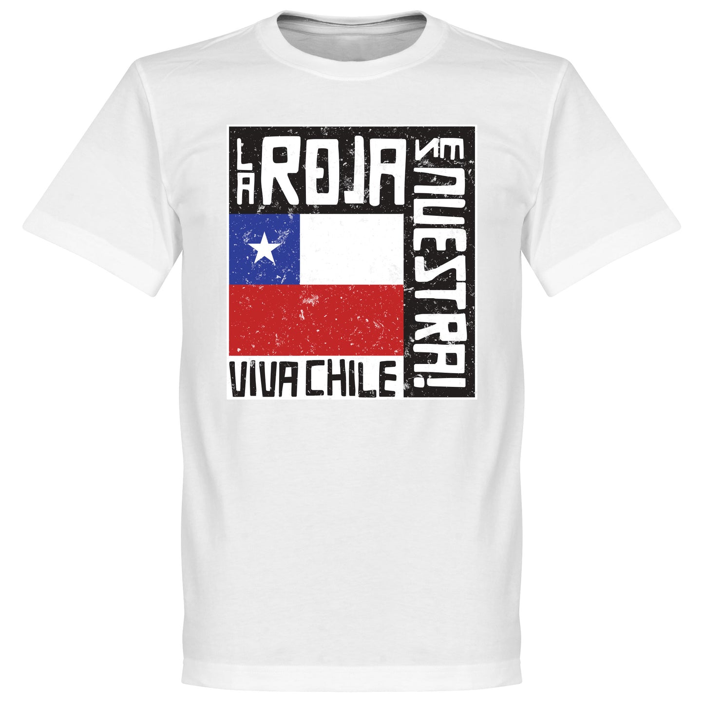 Chile Le Roja Es Nuestra T-Shirt - White
