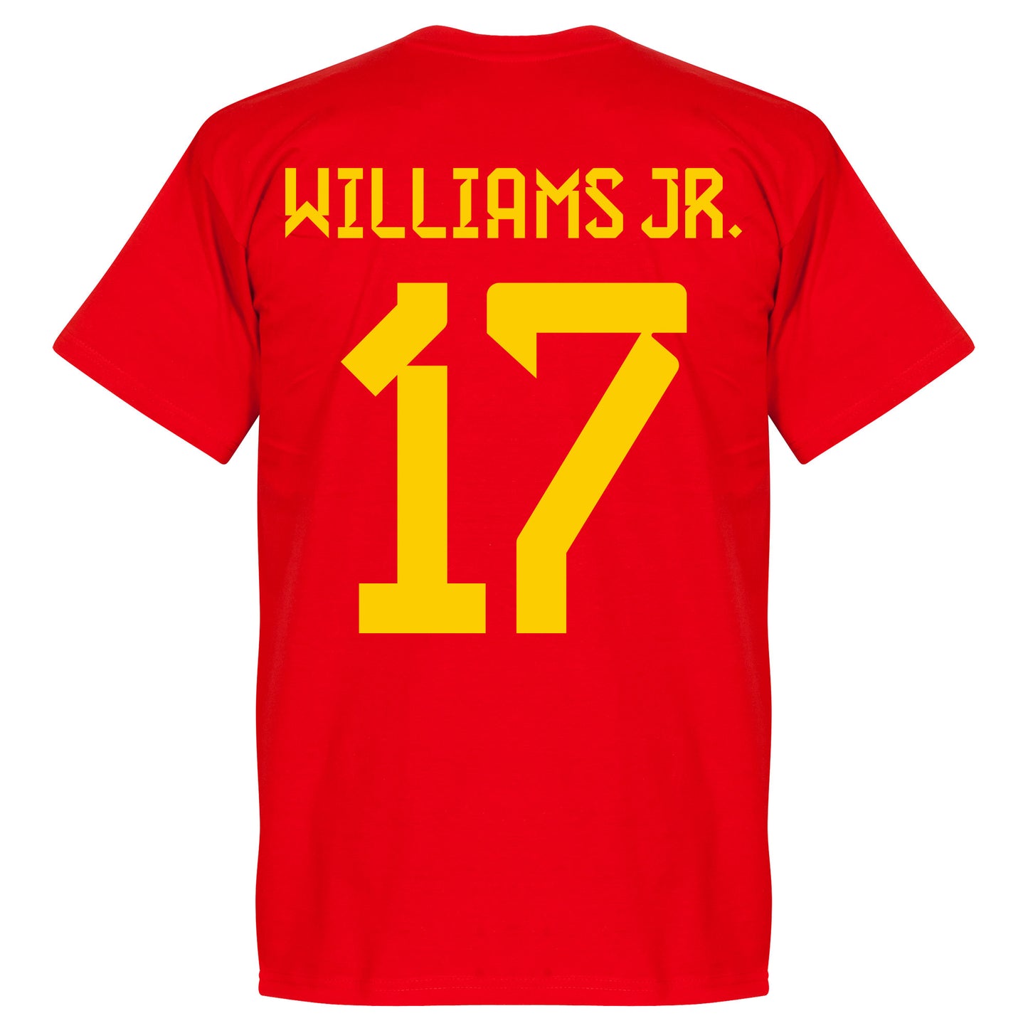 Spain Team Williams Jr. 17 T-shirt - Red