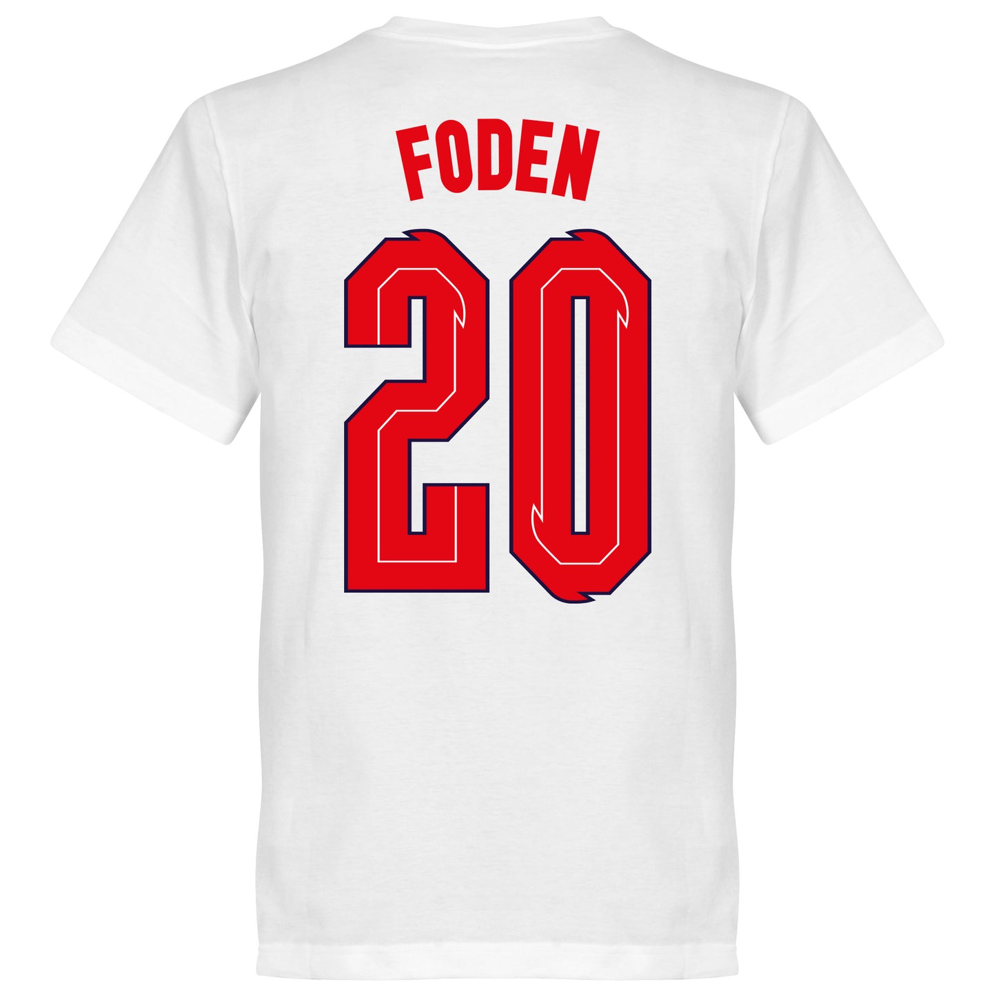 England Foden 20 Team KIDS T-shirt - White