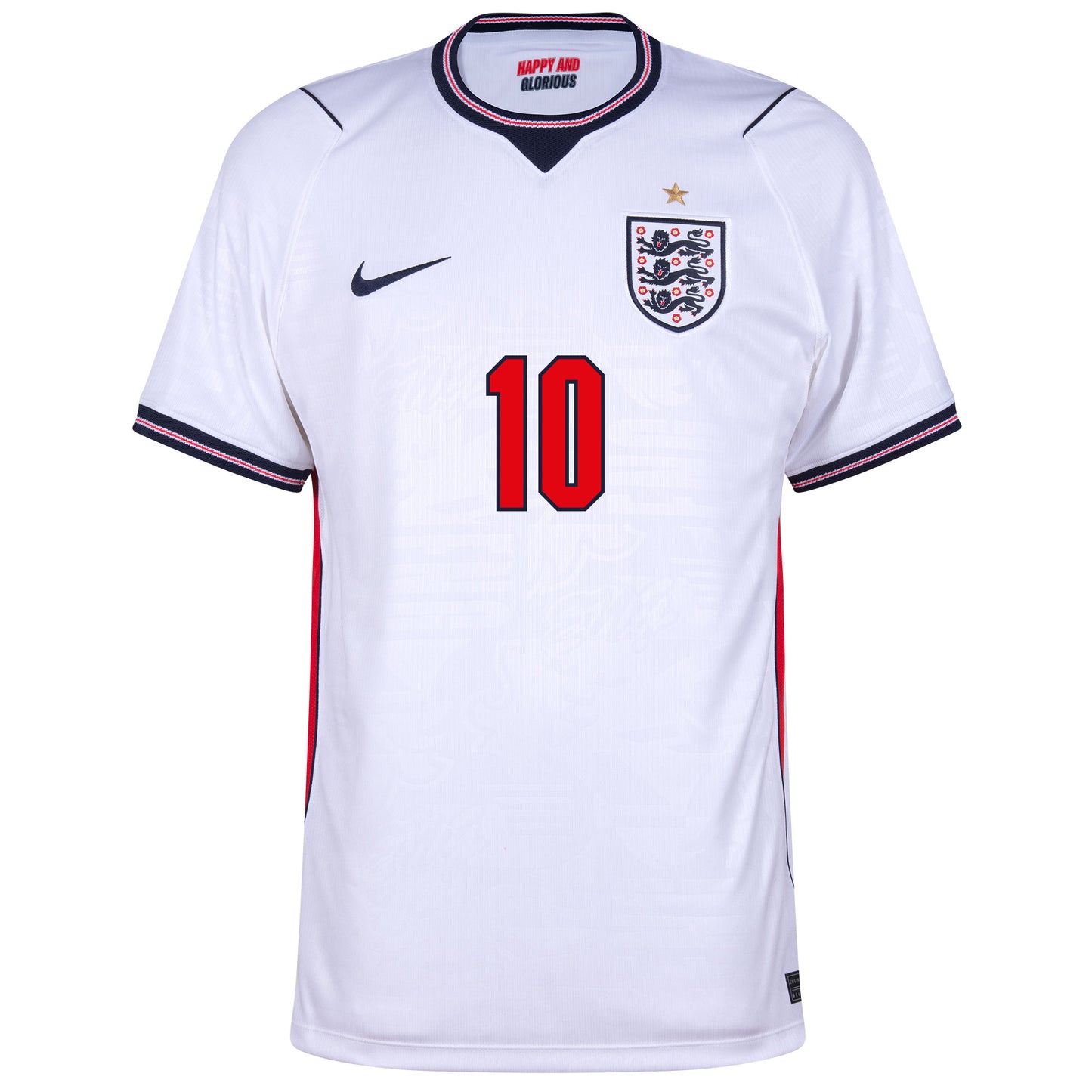 Nike England Home Bellingham 10 Shirt 2026-2027 (Official Printing)