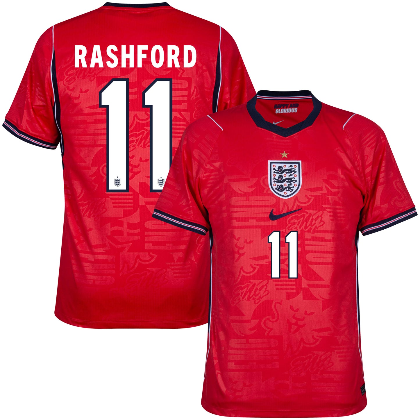 Nike England Away Rashford 11 Shirt 2026-2027 (Official Printing)