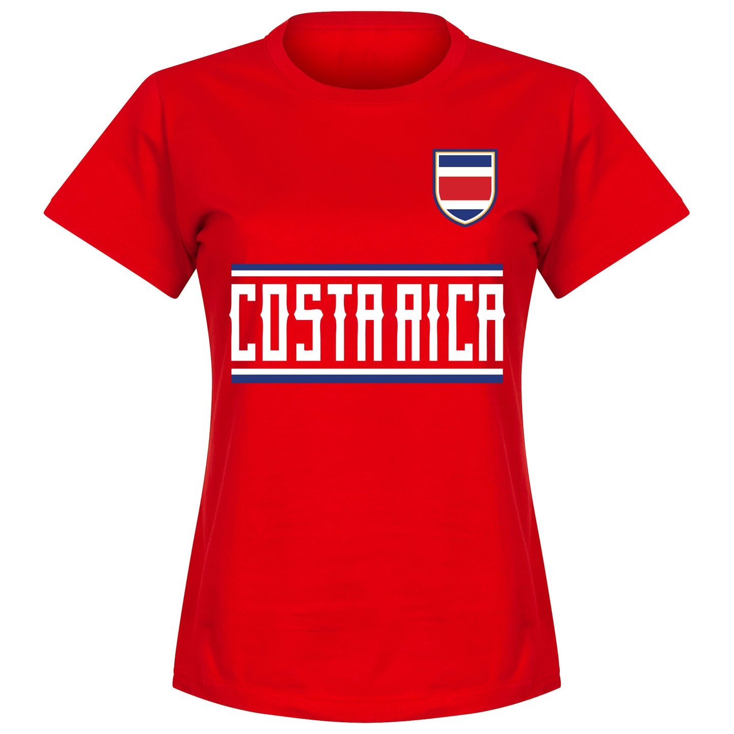 Costa Rica Team Womens T-shirt - Red