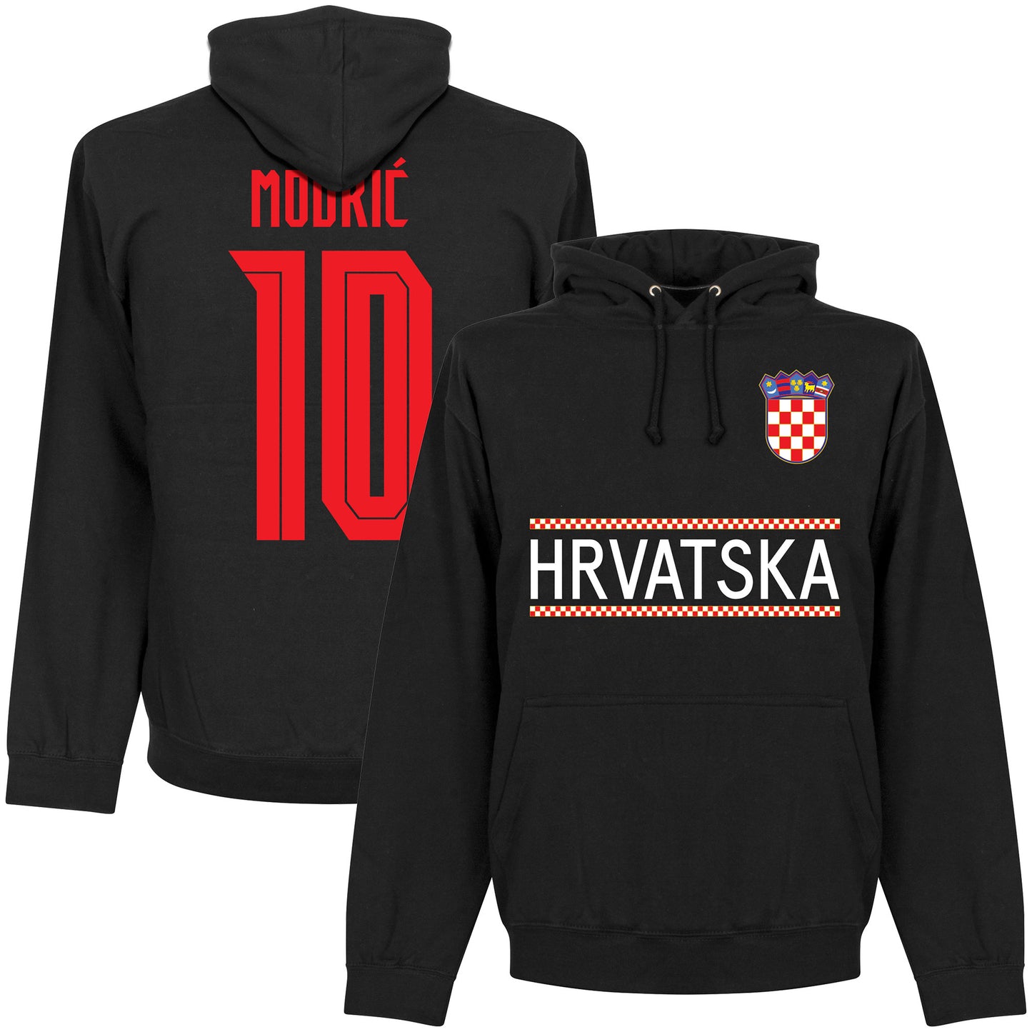 Croatia Modric 10 Team KIDS Hoodie - Black