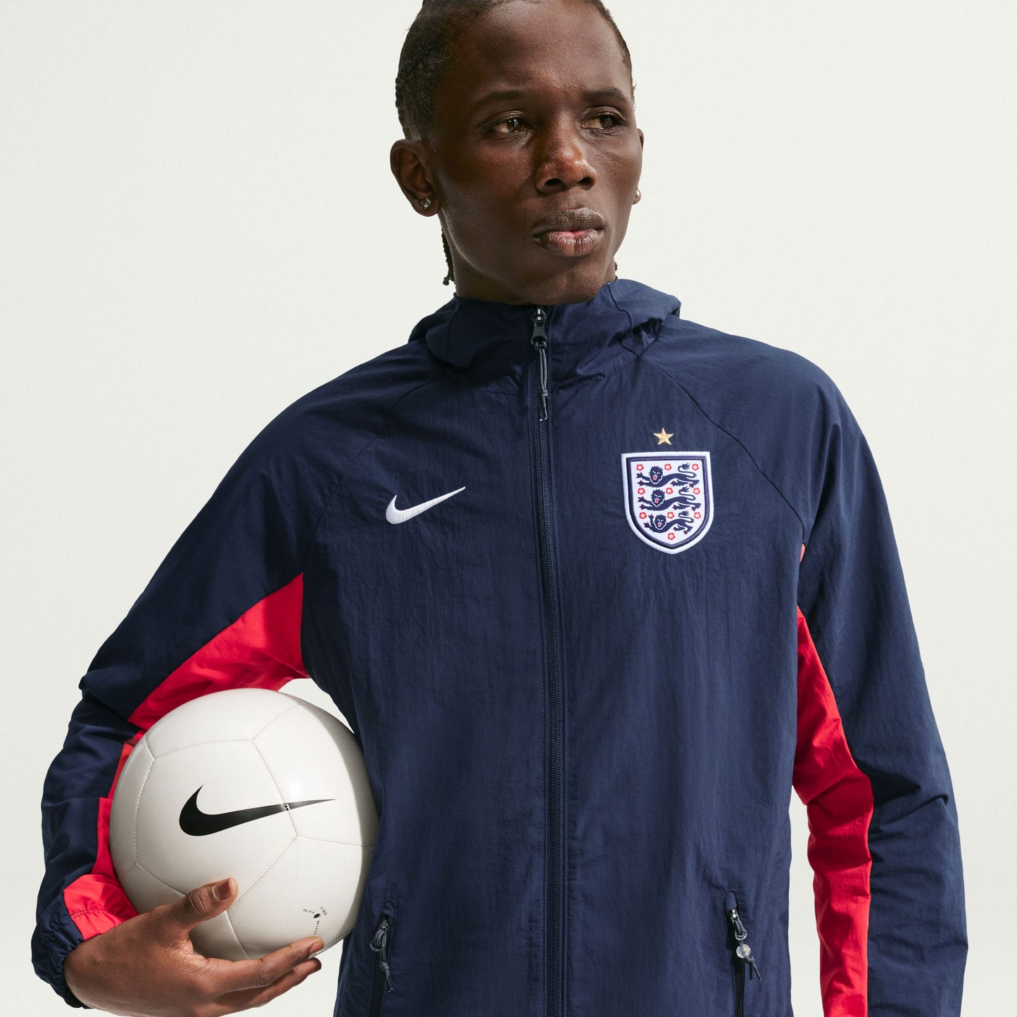 Nike England AWF Woven Jacket - Navy - 2026-2027