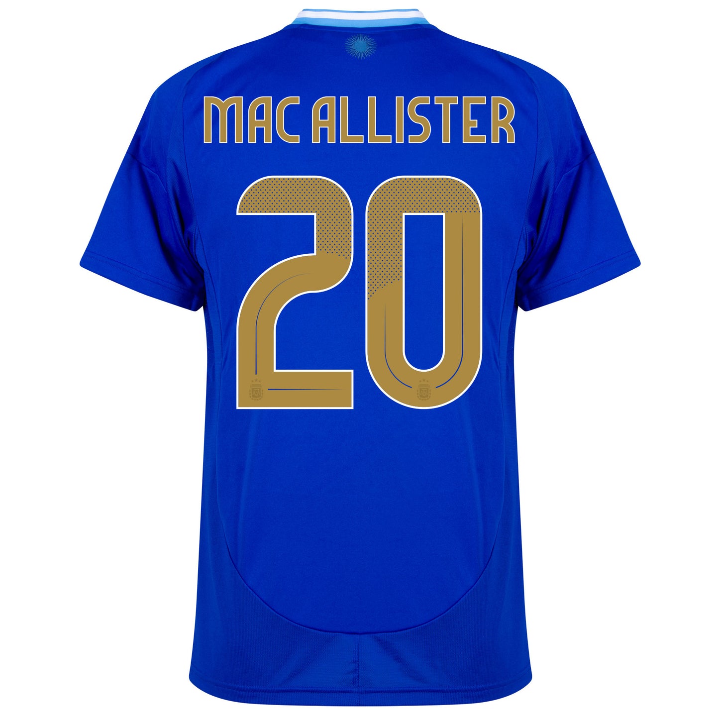 adidas Argentina Away Mac Allister 20 Shirt 2024-2025 (Official Printing)