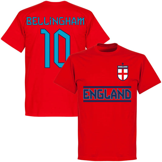 England 2022 Team Bellingham 10 KIDS T-shirt - Red