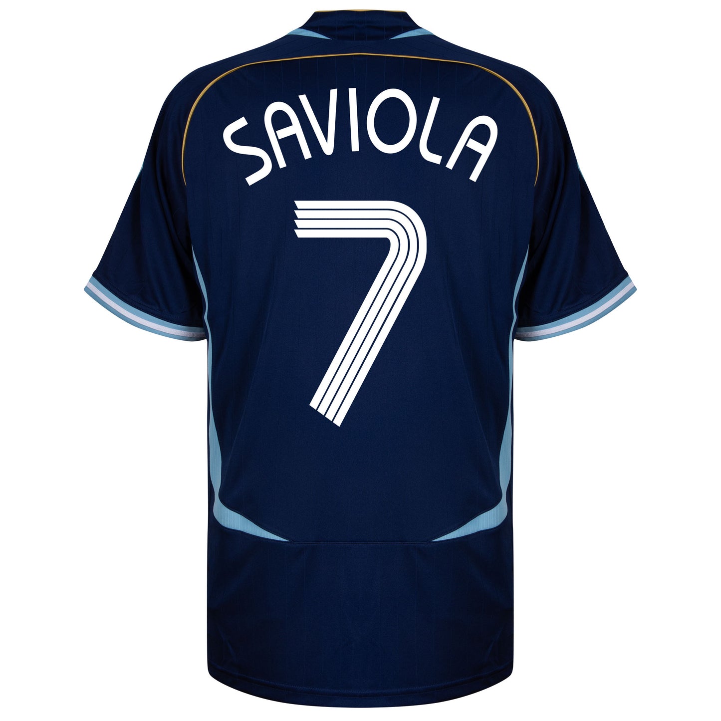 adidas Argentina Reissue Away Saviola 7 Shirt 2006 (Retro Flex Printing)