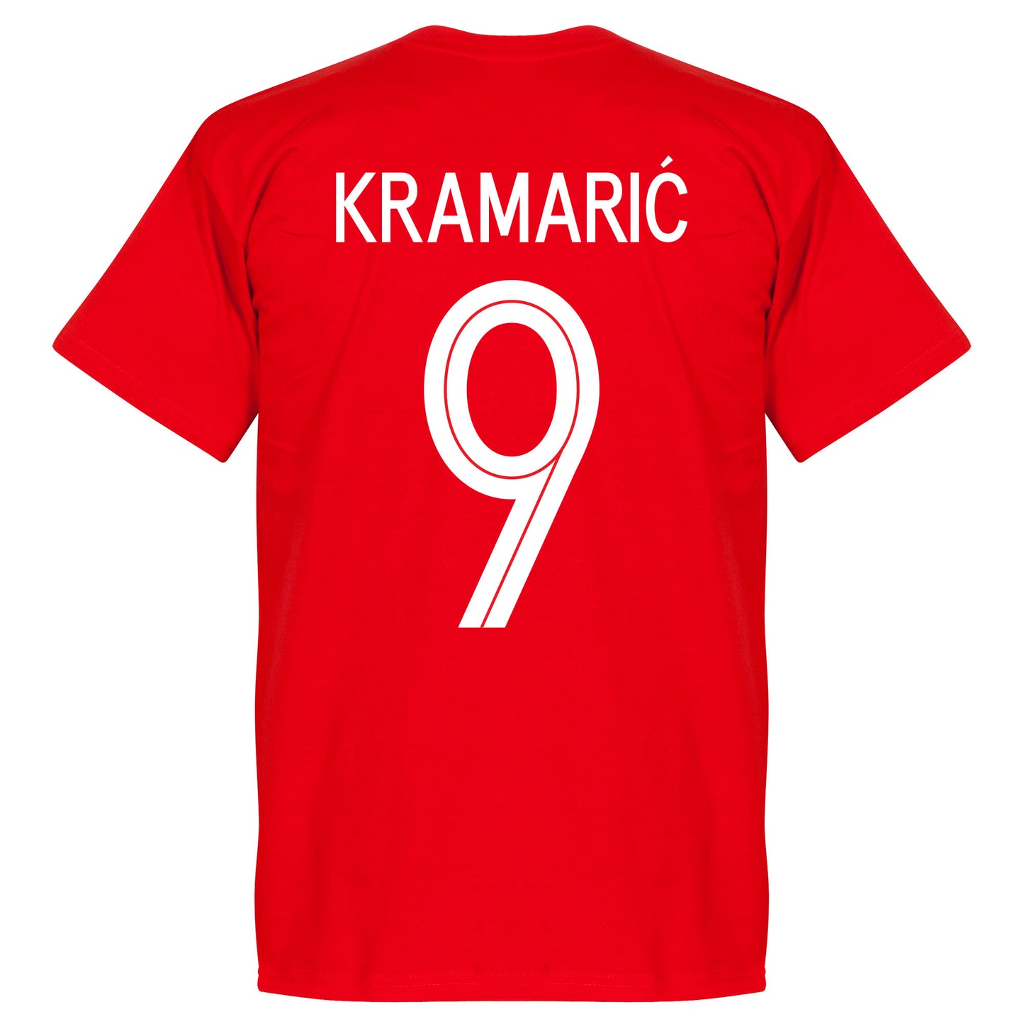 Croatia Kramaric 9 Team T-Shirt - Red