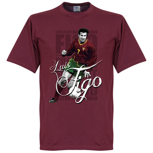 Figo Legend T-Shirt - Maroon