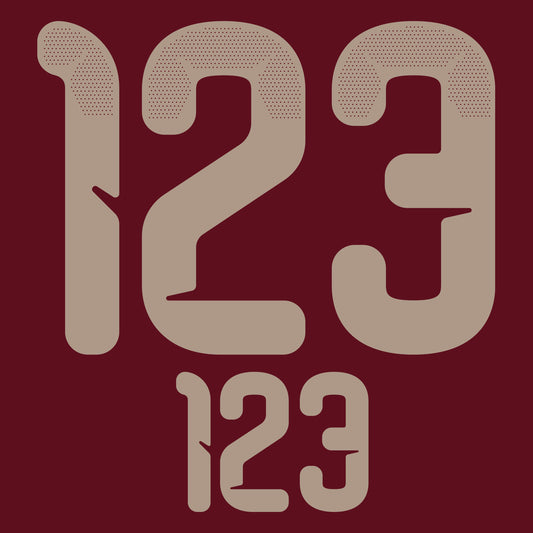 26-27 Venezuela Home Adult Player Number Set (254mm/104mm)