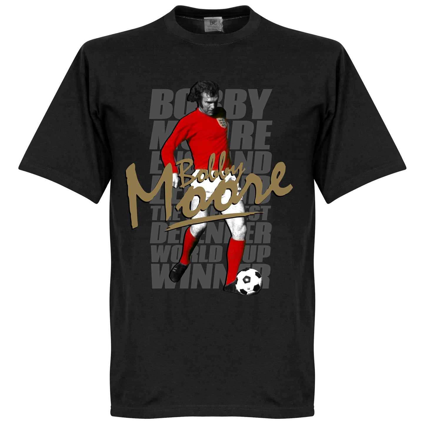 Bobby Moore Legend T-Shirt - Black