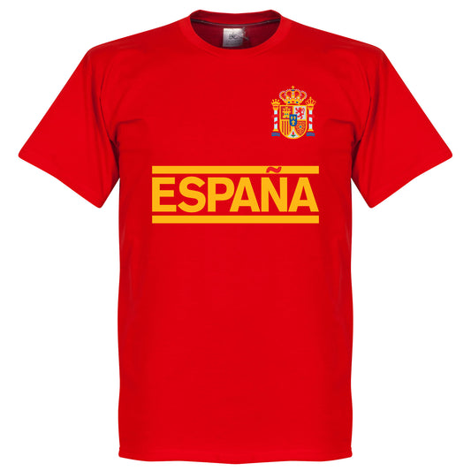 Spain Team T-Shirt  Red