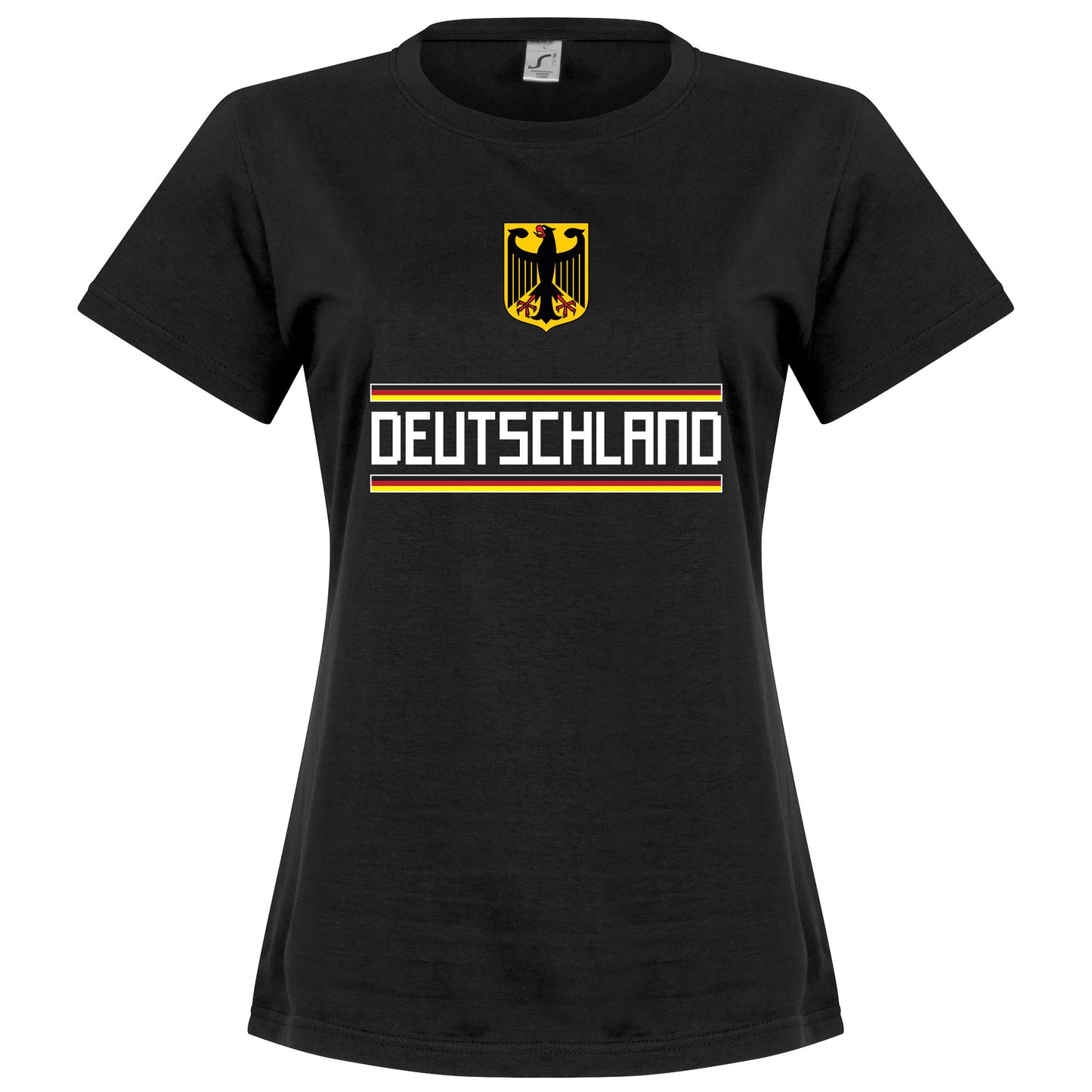 Germany Team Womens T-Shirt - Black