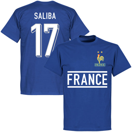 France Team 2024 Saliba 17 T-shirt - Ultramarine
