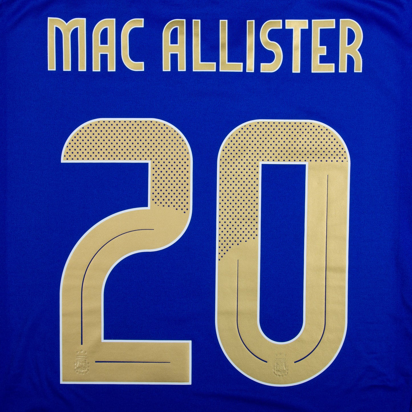 adidas Argentina Away Authentic Mac Allister 20 Shirt 2024-2025 (Official Printing)
