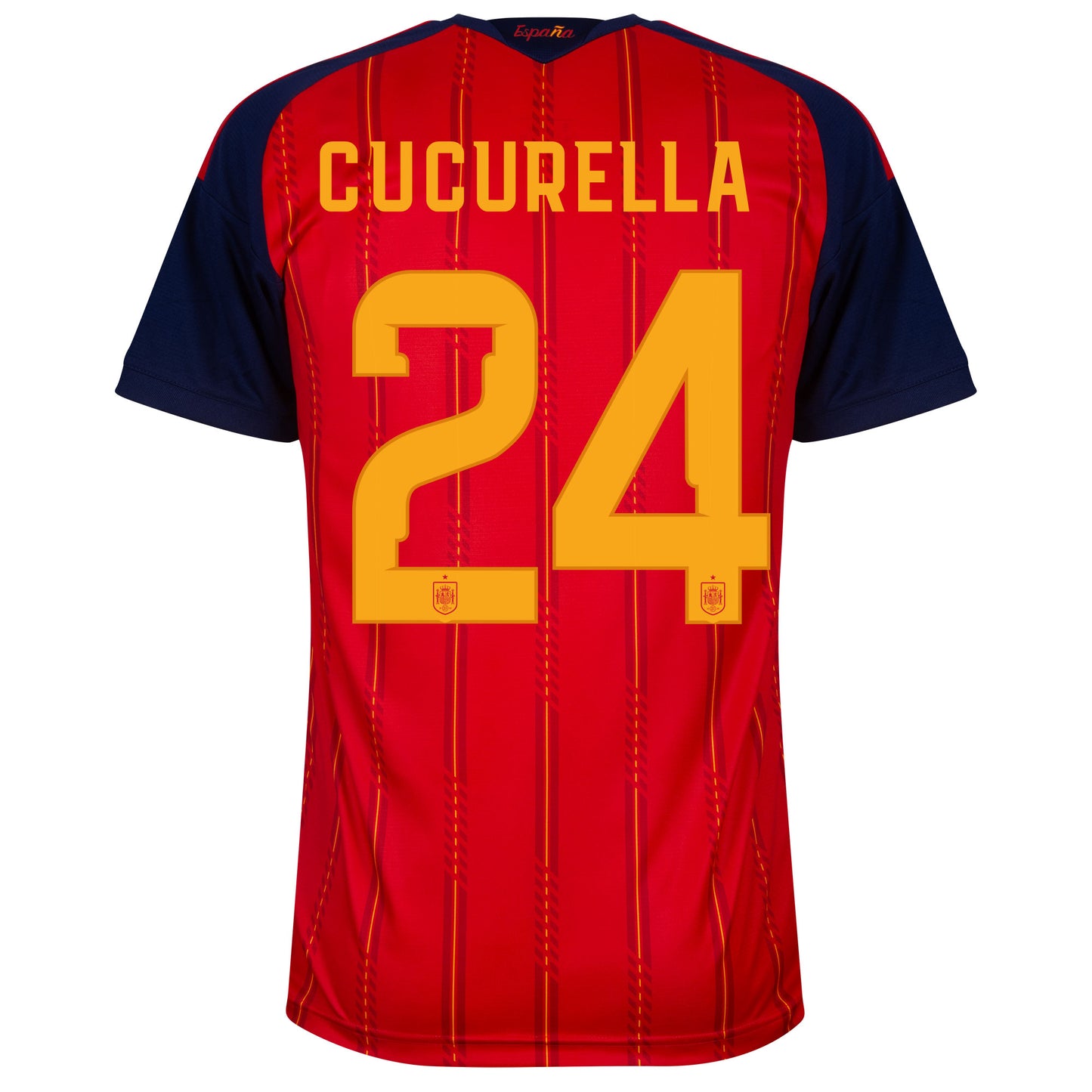 adidas Spain Home Cucurella 24 Shirt 2026-2027 (Official Printing)