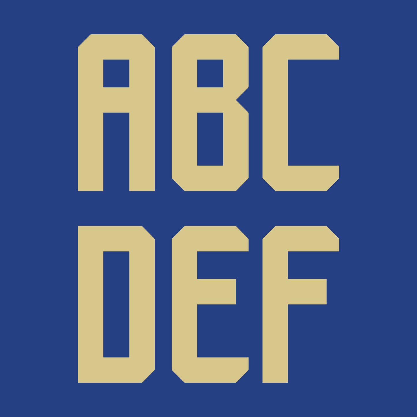 26-27 Sweden Away Adult Player Letters (50mm)