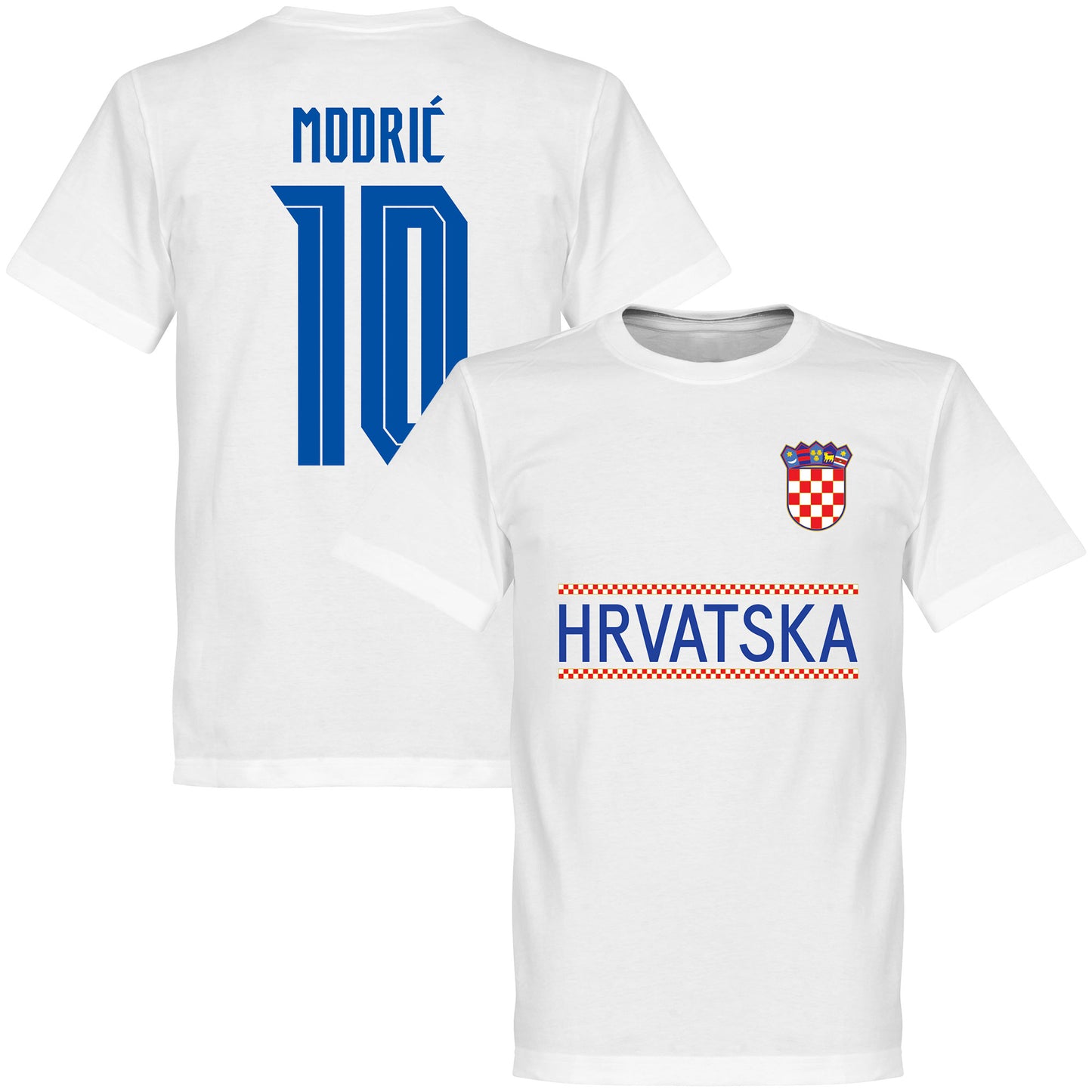 Croatia Modric 10 Team T-shirt - White