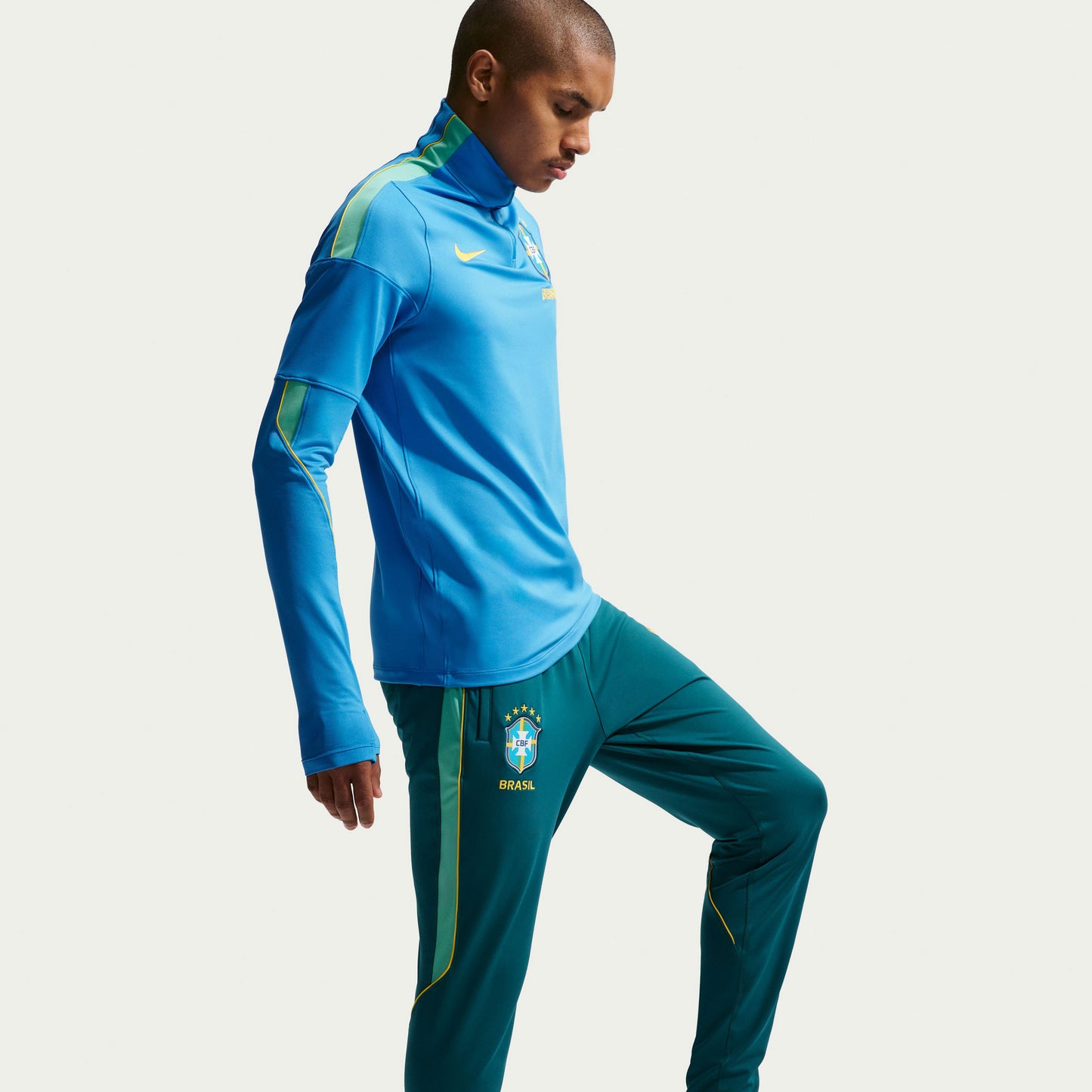 Nike Brazil Dri-Fit Strike Knitted Pants - Teal - 2026-2027