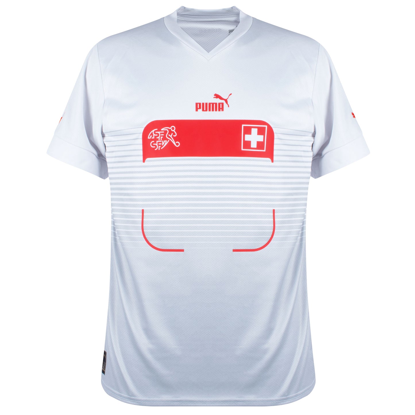 Puma Switzerland Away Shirt 2022-2023 incl. Euro 2024 Qualifying Patch Set