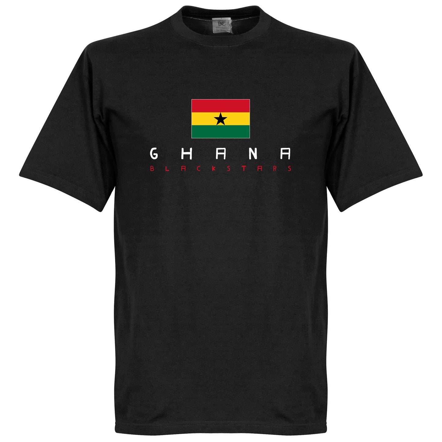 Ghana Black Stars Flag T-shirt - Black