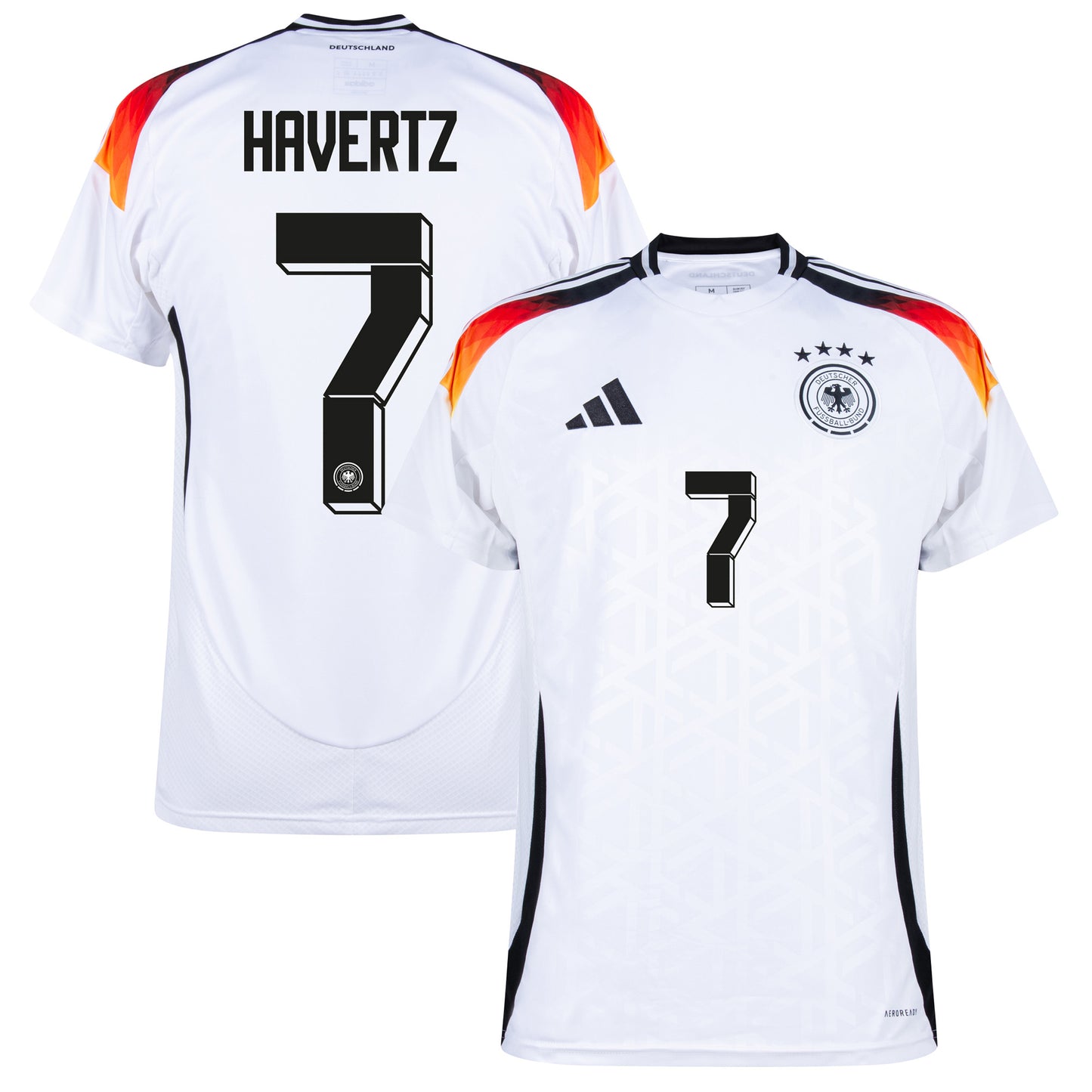 adidas Germany Home Havertz 7 Shirt 2024-2025 (Official Printing)
