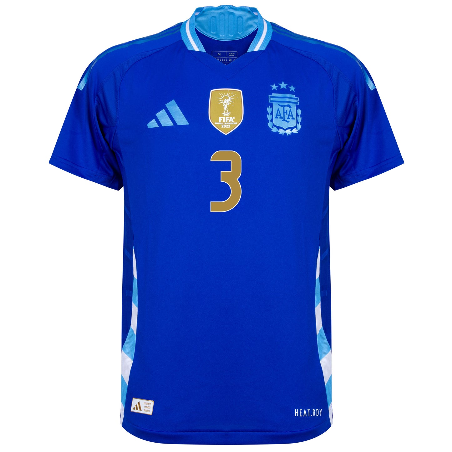 adidas Argentina Away Authentic Tagliafico 3 Shirt 2024-2025 (Official Printing)