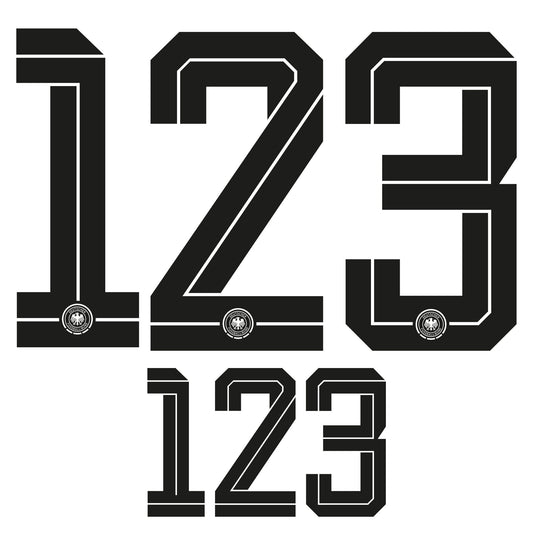 26-27 Germany Home Adult Player Number Set (260mm/105mm)