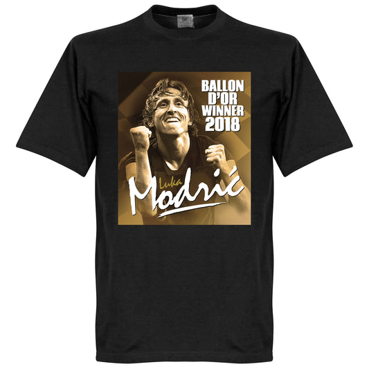 Modric Ballon d'Or Winner T-Shirt - Black