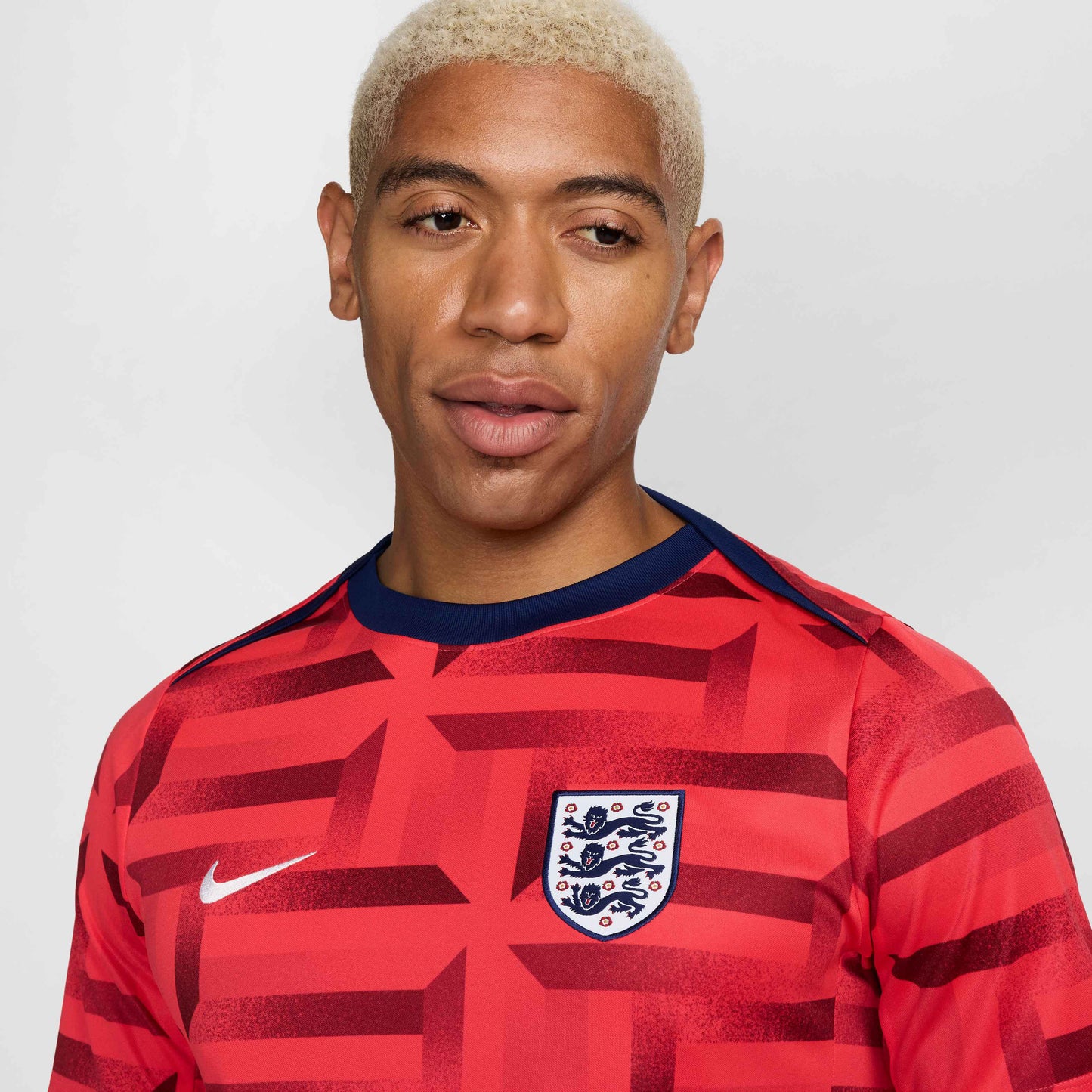 Nike England ACDPR SS Pre-Match Top - Siren Red/Blue Void/White 2024-2025