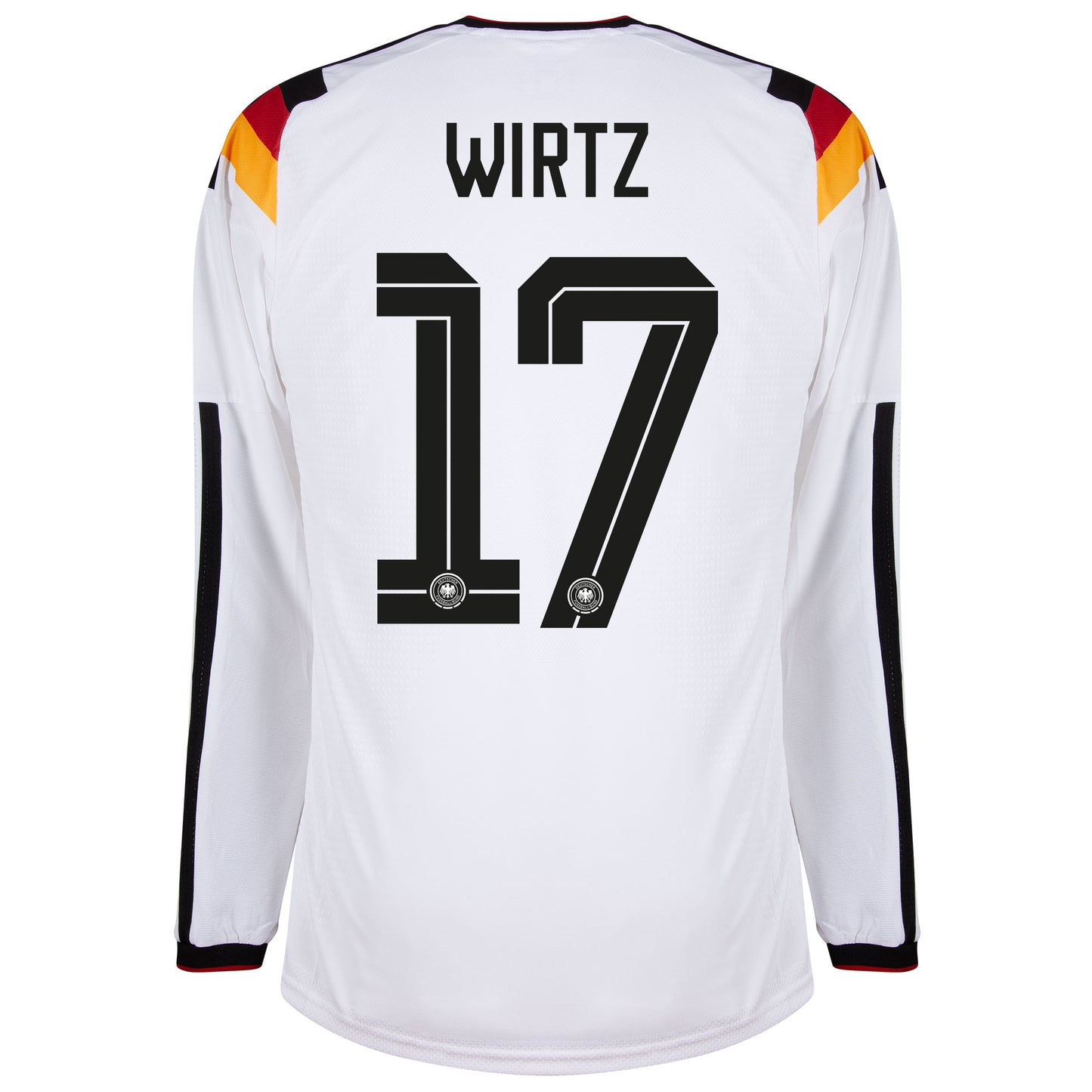adidas Germany Authentic Home L/S Wirtz 17 Shirt 2026-2027 (Official Printing)