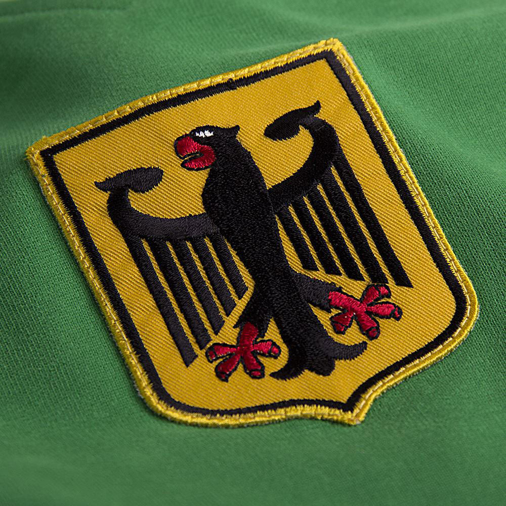 Copa West Germany Away No.13 Retro Shirt 1970's (Retro Flock Printing)