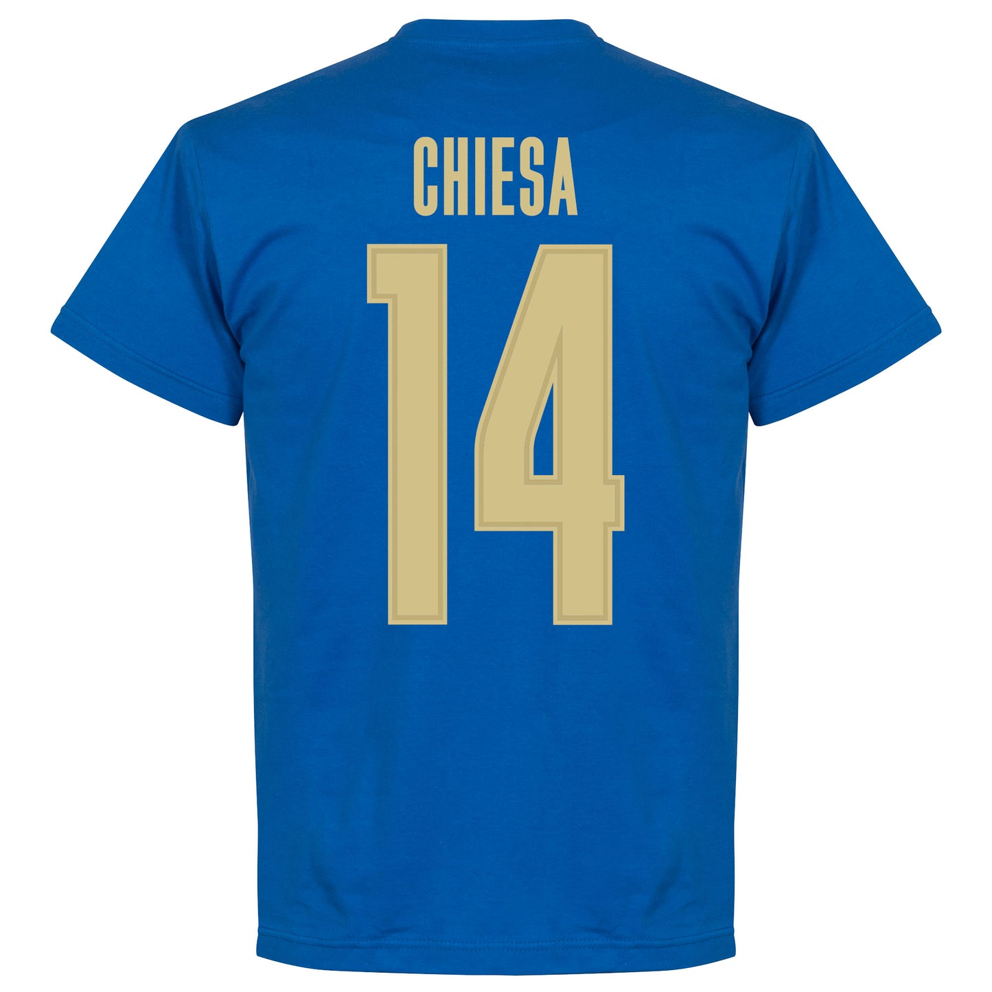 Italy Chiesa 14 Team KIDS T-shirt - Royal Blue