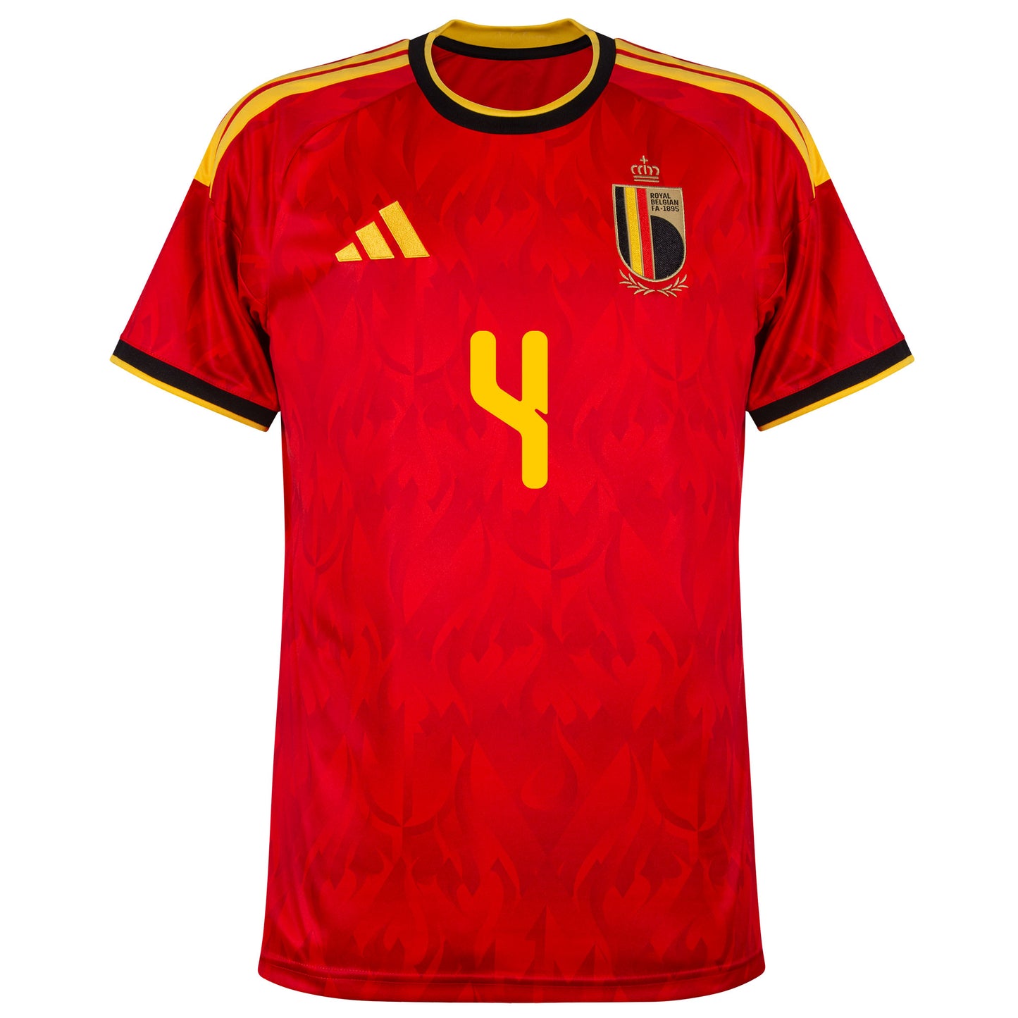 adidas Belgium Home Kompany 4 Shirt 2026-2027 (Official Printing)