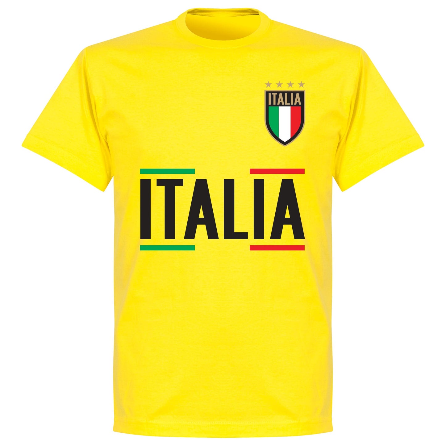 Italy Team T-shirt - Lemon Yellow