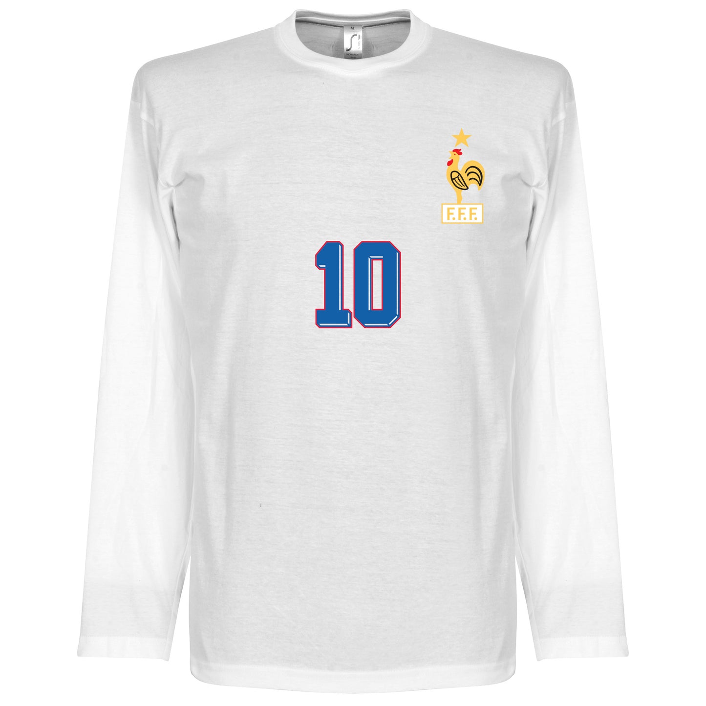 Zidane 1998 Away L/S T-Shirt - White