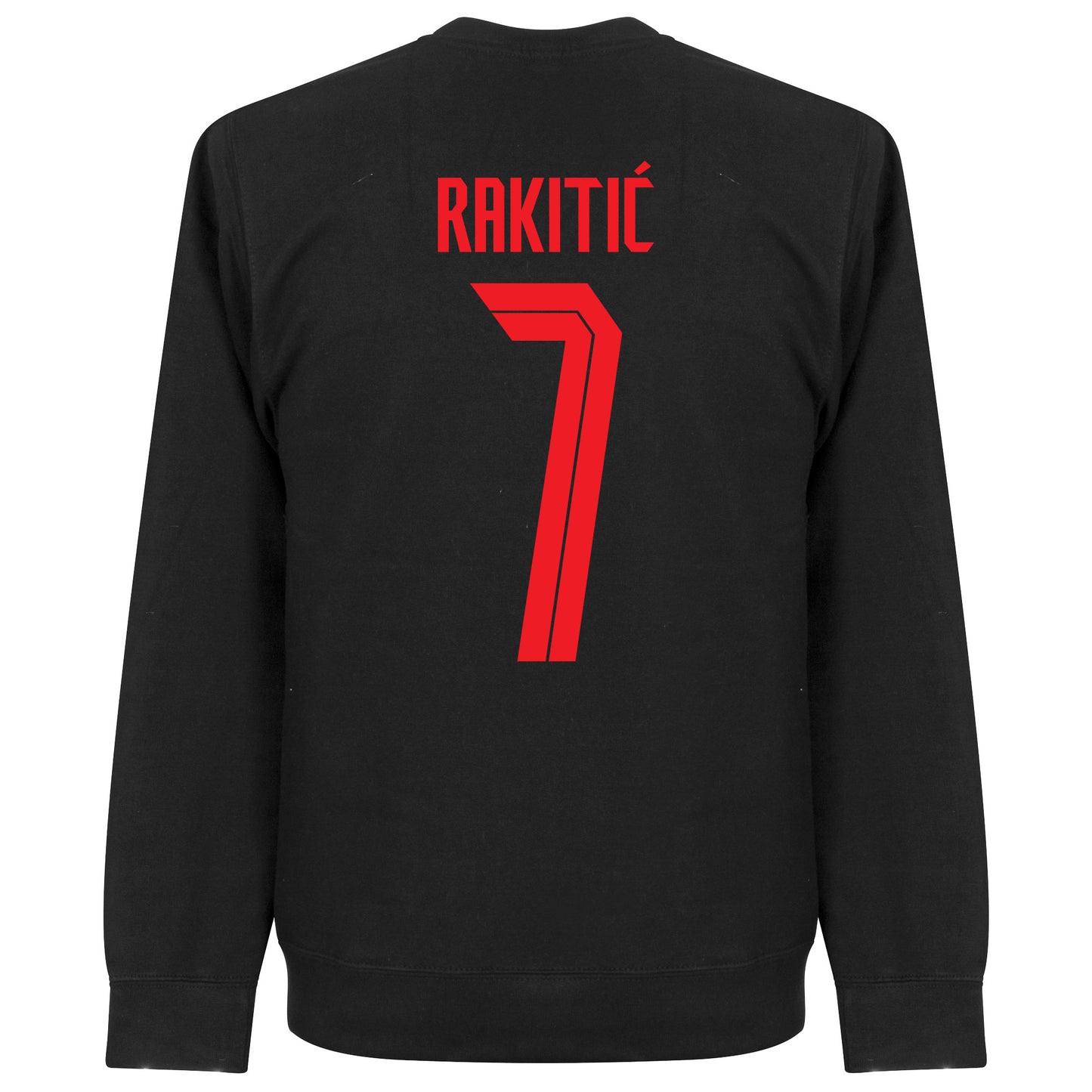 Croatia Rakitic 7 Team Sweatshirt - Black
