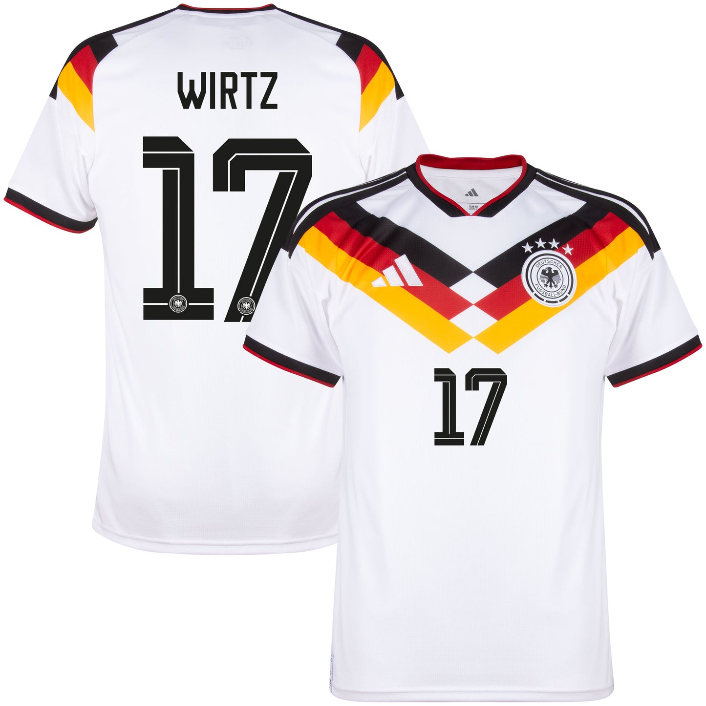 adidas Germany Home Wirtz 17 Shirt 2026-2027 (Official Printing)