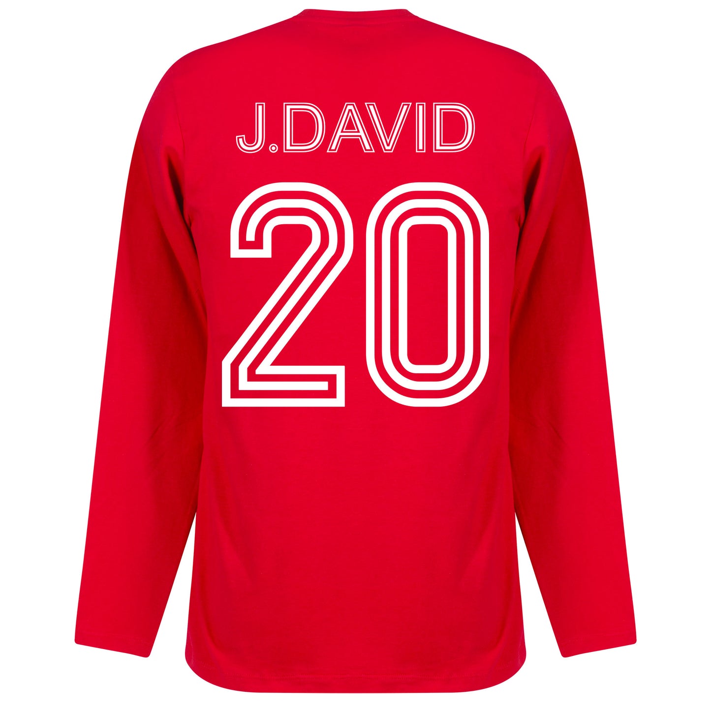 Canada Retro J.David 20 Team L/S T-shirt - Red