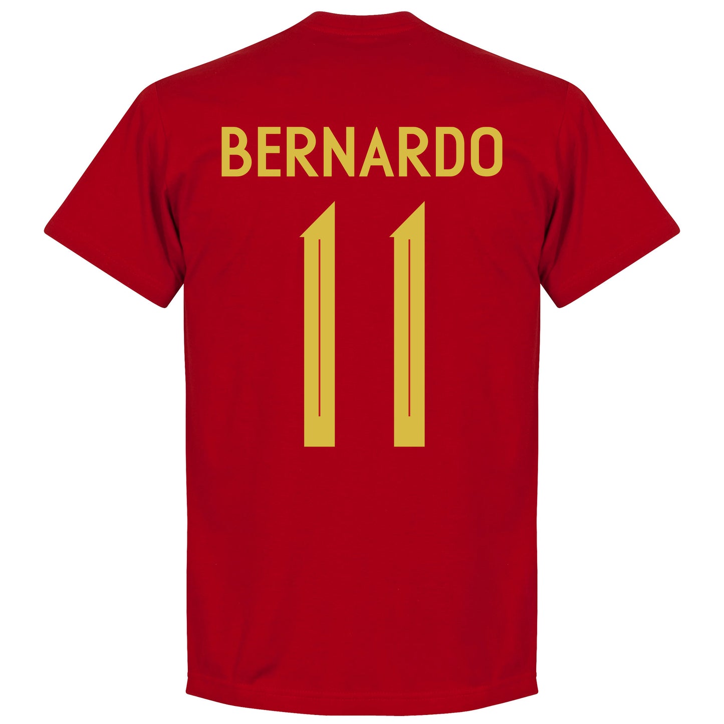 Portugal Bernardo 11 Team T-Shirt - Red