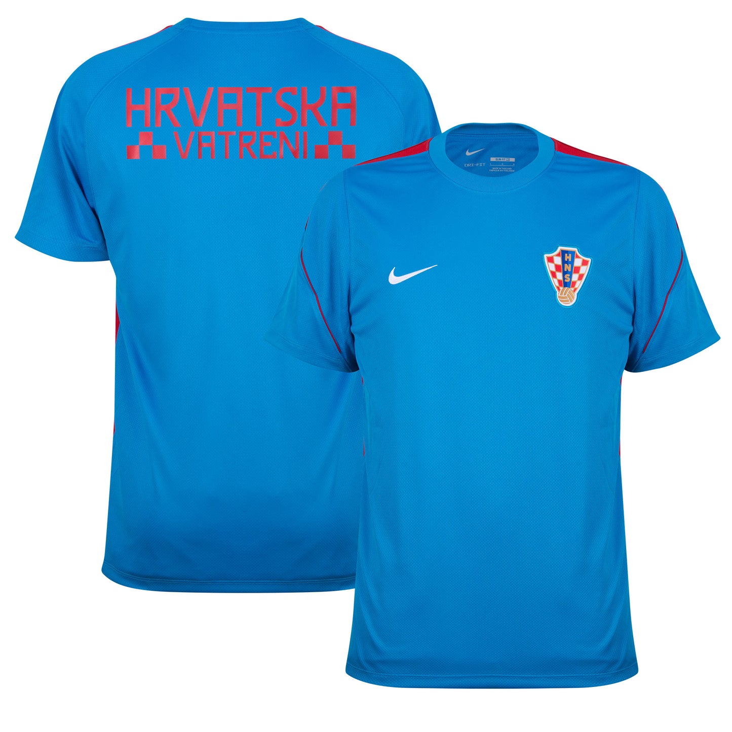 Nike Croatia Dri-Fit Strike S/S Top incl. Hrvatska Vatreni Print - 2026